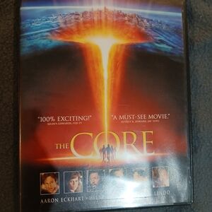 The Core DVD Movie - Red Orange Blue Cover